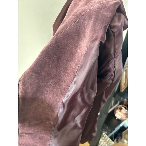Preston and York Purple leather jacket size small real suede - Picture 7 of 7